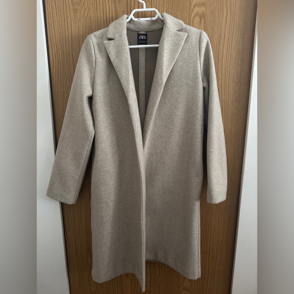 Zara Light Tan Overcoat